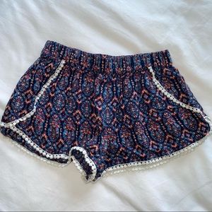 Crochet Trim Shorts